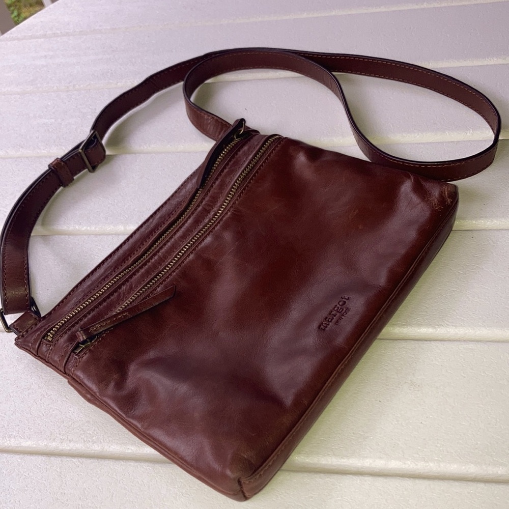 Margot leather crossbody purse bag - Picture 4 of 16